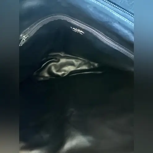 Lancel Paris Large Soft Pebbled Leather Hobo Shoulder Bag Black Single Strap Bag