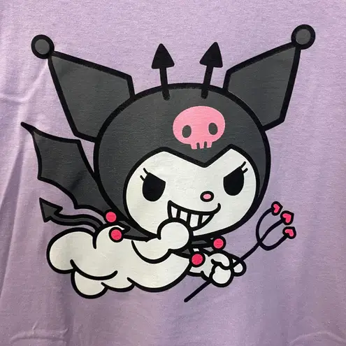 Sanrio Kuromi The Naughty Kawaii Flying Fiend Anime T-Shirt 2XL