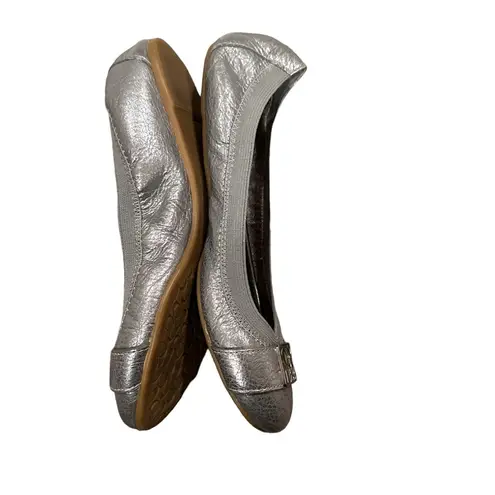 Coach  1941 BALLET FLATS SLIPON SILVER METALLIC SHOES