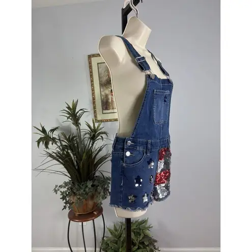 Justice Junior 14 Bib Romper Festival Art To Wear Artsy Colorful Y2K Boho