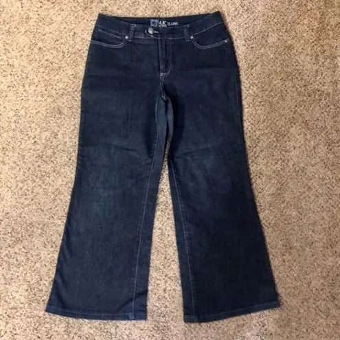 Anne Klein  Wide Leg Jeans Womens 12 Used Short Inseam 28”