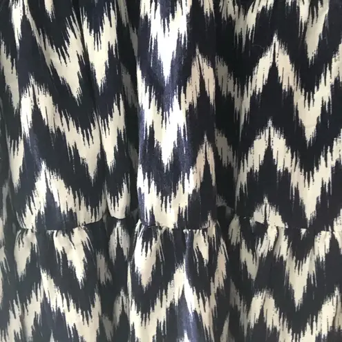 Tuckernuck Pomander Place Kenzo Dress in Navy Blue and White Ikat Size XXL