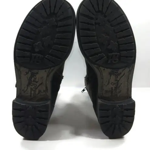 Paul Green Adison Biker Boots GUC $465 Size 4 US 6.5 FS1851