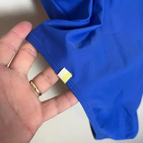 Summersalt - The Ruched Backflip Azure Blue One Piece Swimsuit Pool Summer Lake