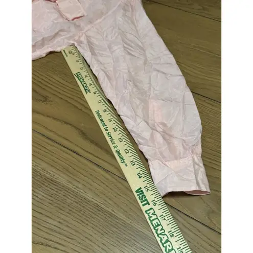 Bogari Women’s Pink Button Down Silk Blouse Vintage Sz M Vintage Luxury Formal Pink Size M