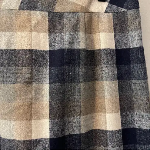 Chadwick's NWOT Chadwick’s of Boston Plaid Midi Length Wool Blend Skirt Womens Size 10 - Image 3