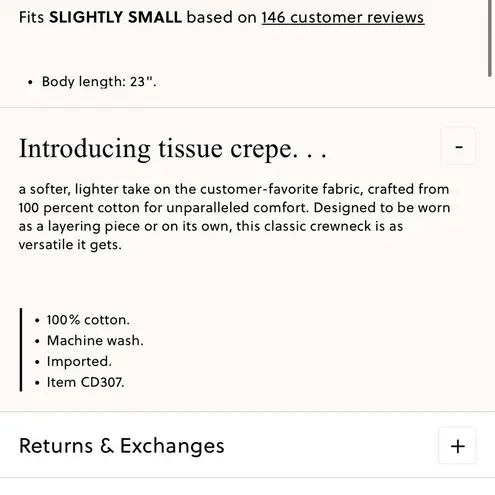 J.Crew  Tissue crepe long-sleeve T-shirt