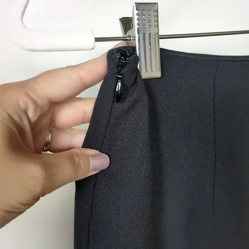 Moschino Cheap and Chic Black Wool Blend Pencil Skirt Lined Women's US 6