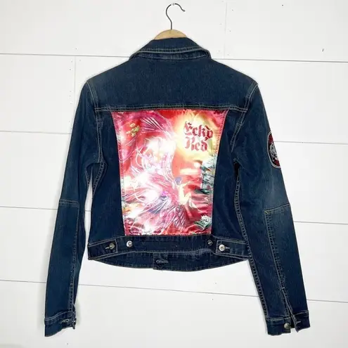 Vintage Y2K 00’s Ecko Red Fairy Denim Jacket Size M