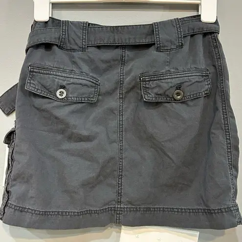 Free People  Erika Utility Skirt charcoal gray size 4