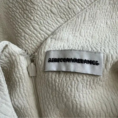 Rebecca Vallance Women’s Monique Genevieve Bow Waist Sleeveless White Midi Dress Size 2