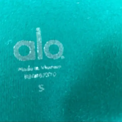 Alo Yoga  Green & Black Tight Legging Pants S