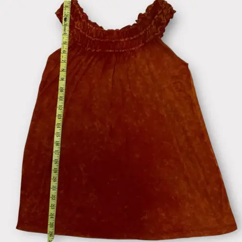 easel NWT  Burt Orange Tunic Top/Dress Off Shoulder Size Small #207