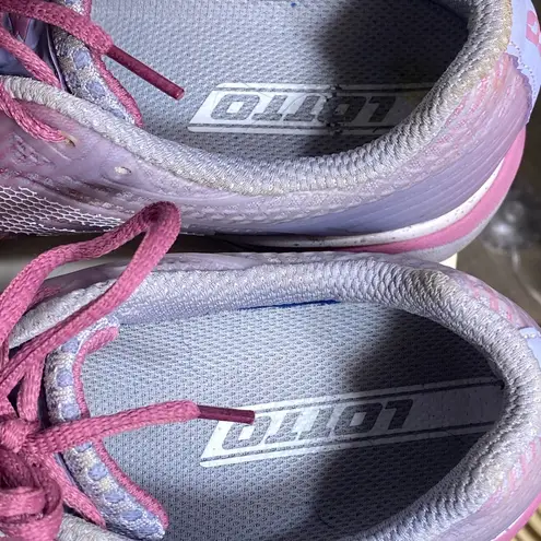 Lotto Women's Mirage 300 Tennis Shoes Pink White Lavender Sz 10 Pickleball