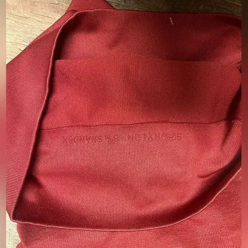 Fresought Butt Scrunch Biker Shorts Size Large Red