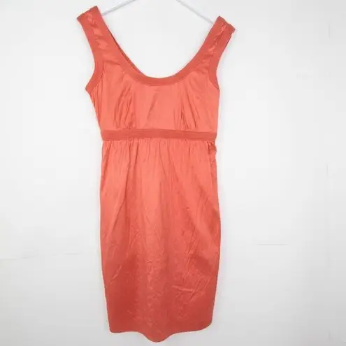 Calypso St. Barth NEW 100% Silk Mini Dress, Tangerine orange, S