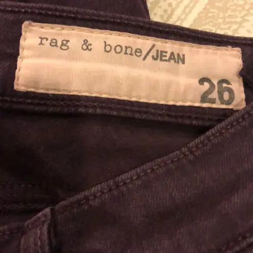 Rag and Bone  Skinny Maroon/Brown Jeans