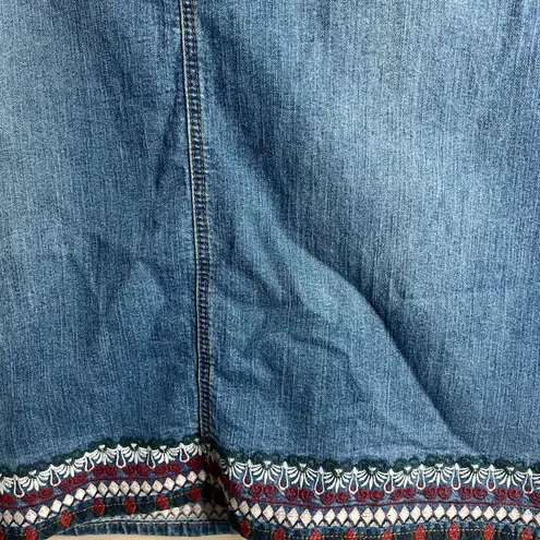 cj banks vintage jeans skirt 18w