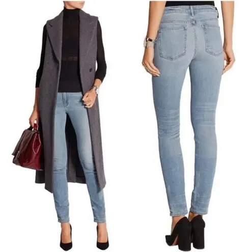 Alexander Wang Denim x 001 Slim Fit Jeans Light Indigo Fade Size 30