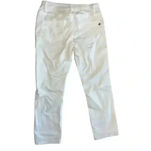 Tahari  White Straight‎ Leg Jeans Classic Denim Pants New with Tags F36