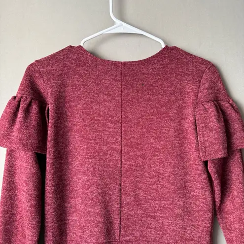 Bella Donna sz M red long sleeve midi dress Size M