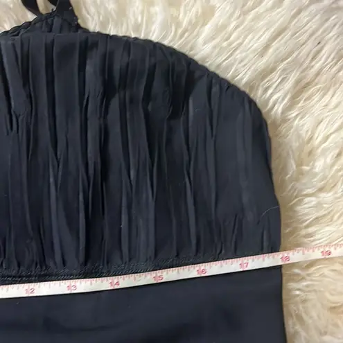 Vintage 90’s Vanity Fair Black Slip Dress Night Gown M/L Black Size L