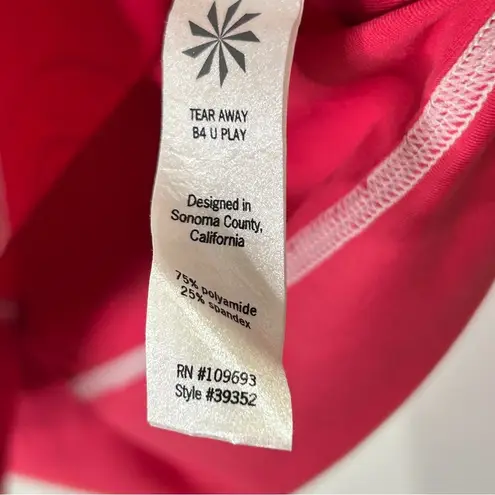 Athleta  Swim Rash Guard women’s Size Medium Hawaiian Floral