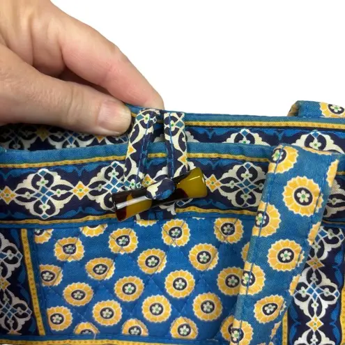 Vera Bradley  Riviera Blue purse/handbag, 2008 pattern, geometric, medium sized