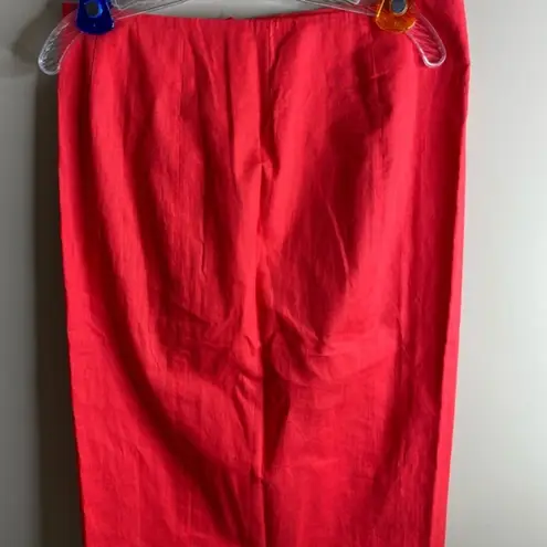 NWT Giani Bini button front skirt size 10 Red