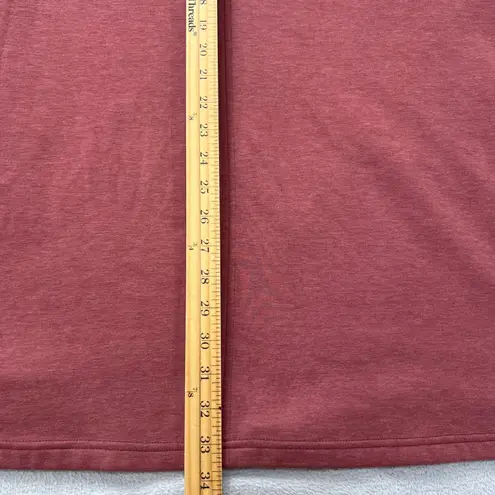 Title Nine Maroon Tunic Pullover Top Women's XL Half Zip Stretch Long Sleeve