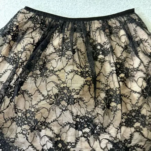 Victoria's Secret Victoria Secret Skirt Womens Size 4 Mini Black Lace Goth Grunge Y2K Whimsigoth