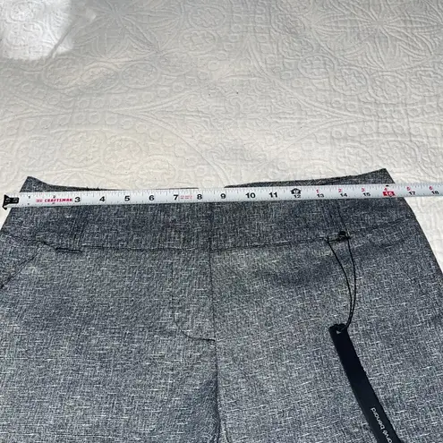 Harvé Benard Harve Benard Black White Tweed Print Shorts Sz 6 4" Inseam