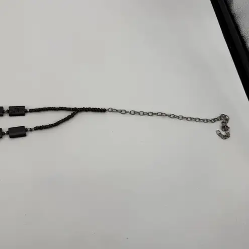 Unbranded Brown Rectangle Beaded Hip Waist Belt Adjustable Boho Y2k Style