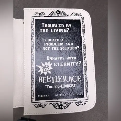 BEETLEJUICE Handbook for the Recently Deceased Crossbody Bag Purse