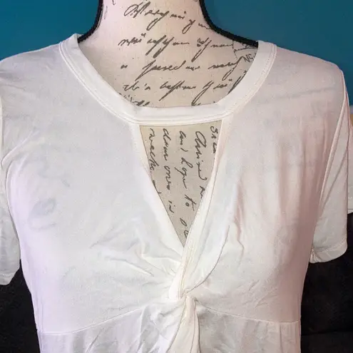 NWT SEW IN LOVE Short Sleeve Top, Large