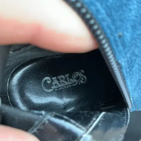 Nice over knee boots 💙🖤 Blue Size 7