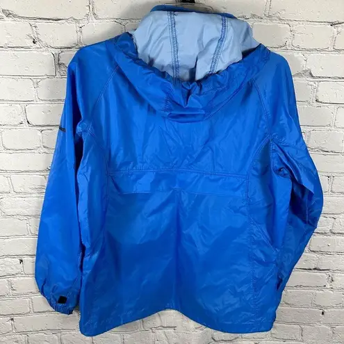 Columbia  Sportswear Rain Jacket Coat Water-Resistant Stow-Away Hood Packable M