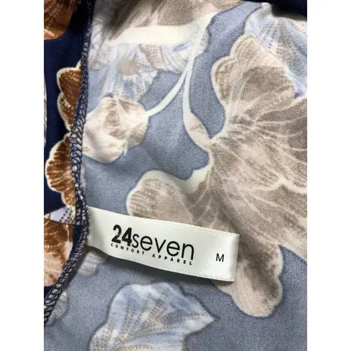 24 Seven Women Dress Medium Boho Vacation Resort Wear Sleeveless Pullover Pleats