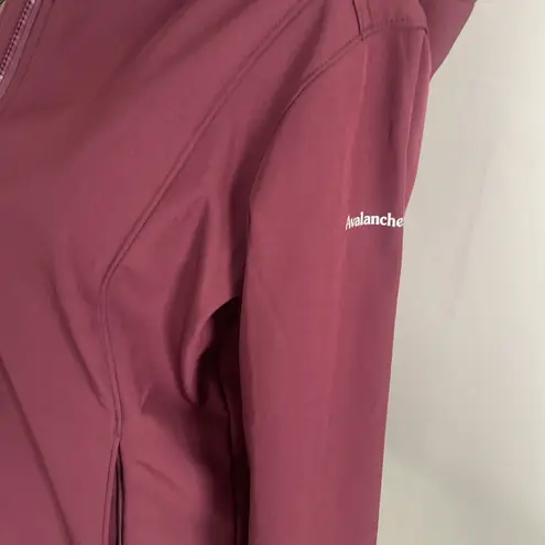 Avalanche burgundy Ski & Snow Jacket Lightweight Performance