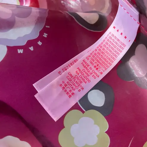 Marni Vinyl Bucket Bag Red