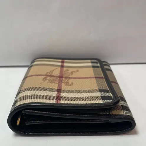 Burberry  Beige/Brown Haymarket Check Coated Canvas & Leather Leighton - Preowned