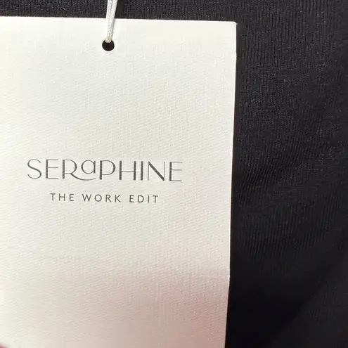 NWT Seraphine Overbump Maternity Everyday Work Trouser in Black Size 4 Tall
