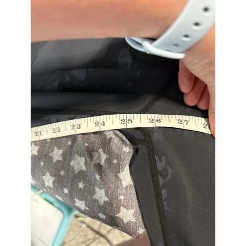 Zyia Active Watercolor Ombre Summit High Waisted Leggings Women's Size 4 Black