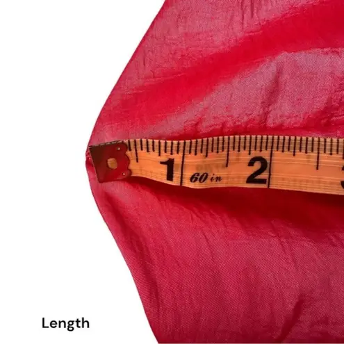 Vintage Y2K Stepping Out Pink Rainbow Tulle Poofy Strapless Prom Hoco Dress 9/10 Size XS