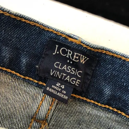 J.Crew  Factory Classic Vintage Jean In All-Day Stretch Medium Wash 24