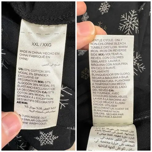 Soma Embraceable Sleep Shirt Snowfall Snowflake Print Size XXL