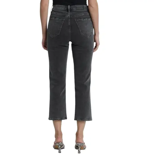 Pistola Washed Charcoal Cassie Cropped Super High Rise Denim Jeans size 26