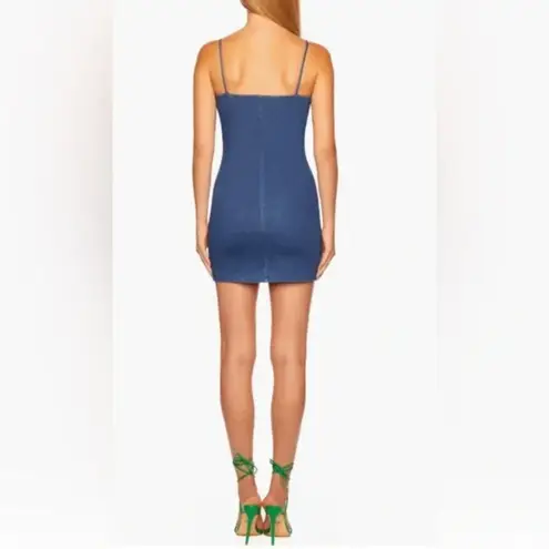Susana Monaco NWT Dark Denim Slip Dress Women’s Small Stretch Mini Dress $198