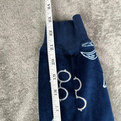 Harry Potter Pajama Set Women’s Small Blue Soft Fleece Cozy Lounge Nerdy 2