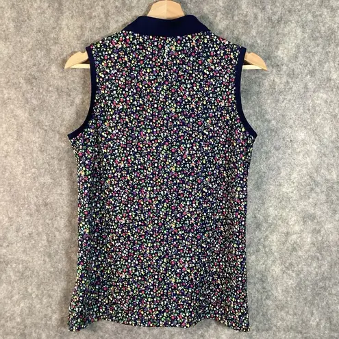 Ralph Lauren RLX  Tailored Fit Floral Print Sleeveless Women’s Polo Size Medium